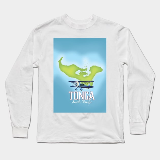 Tonga Long Sleeve T-Shirt by nickemporium1